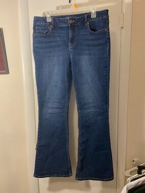 Maurices Medium Blue Flare Jeans